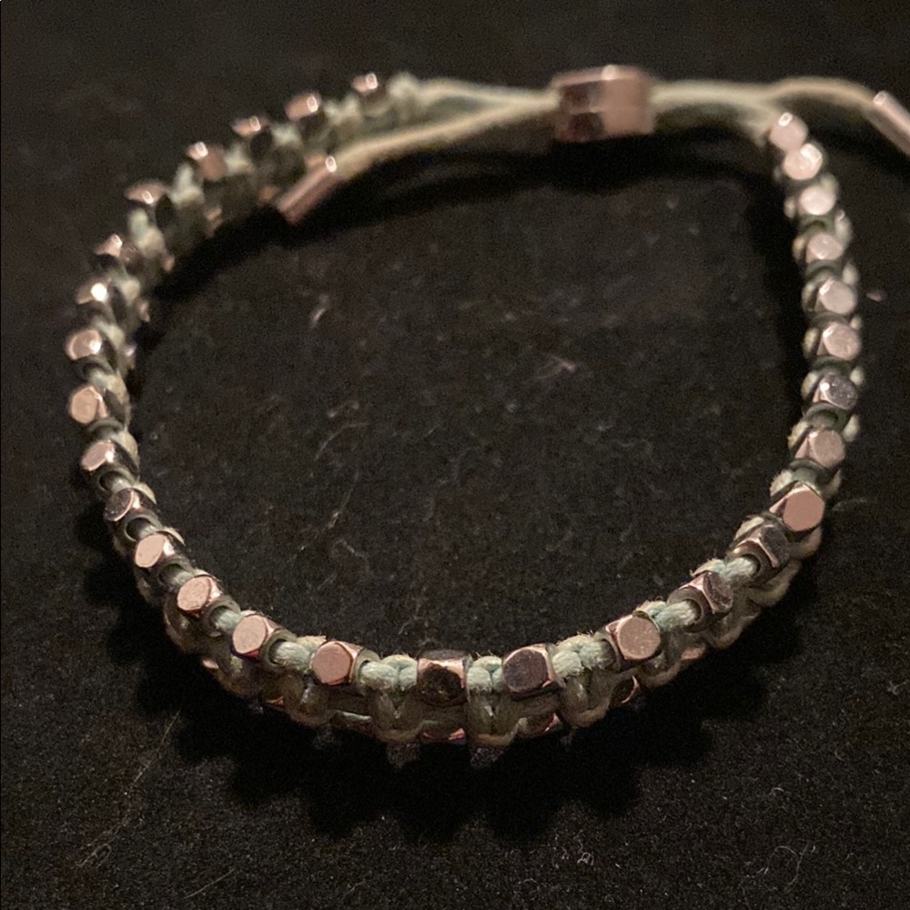 Fossil Silver and Light Blue Bracelet